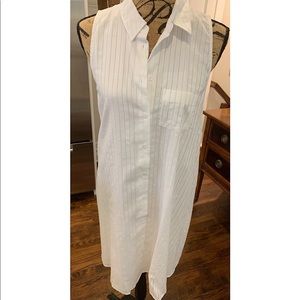 NWT Equipment Mina Dress .  Bright White